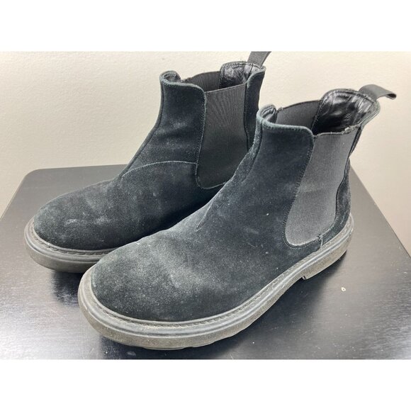 Emporio ARMANI Black Suede Leather Boots 7 main image 5